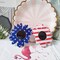 8PCS American Flag Party Glasses Set – 4th of July Red White Blue Patriotic Sunglasses Photo Booth Props for Independence Day, Memorial Day, Veterans Day & Party Favors